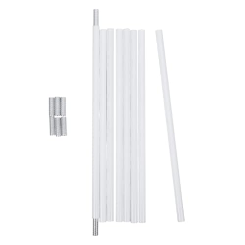 Tige d'extension M10 suspendre rallonge métal blanc connecteur fileté plafonnier lustre