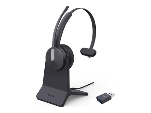 Yealink WH64 Hybrid Mono Teams   Auriculares con Soporte de Carga