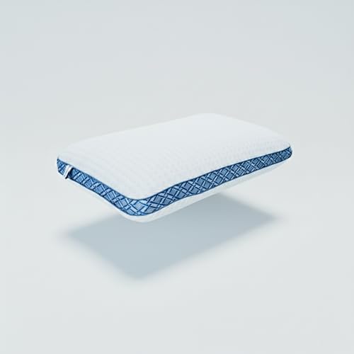 Image of Sleepwell Pro Latex Pillow | PU Latex Foam | Neck Support & Pressure Relief | Hypoallergenic & Dust Resistant | Soft Firm | Lightweight & Breathable | Machine Wash | 24 x 16 Inches | Pack of 1