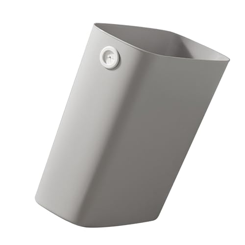 Caneca de basura rectangular gris 11 x 10.6 x 5.1 in miniatura 6