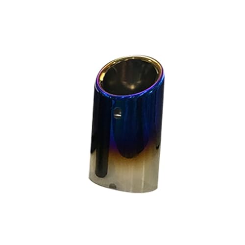 Embout d'échappement bleu en acier inoxydable anti-corrosion 70 mm
