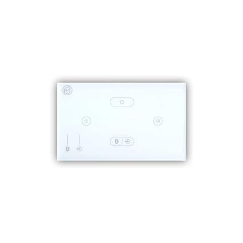 Systemline E50 In Wall Bluetooth Receiver Hi-Fi Speaker System Amplifier (White Panel) Cover