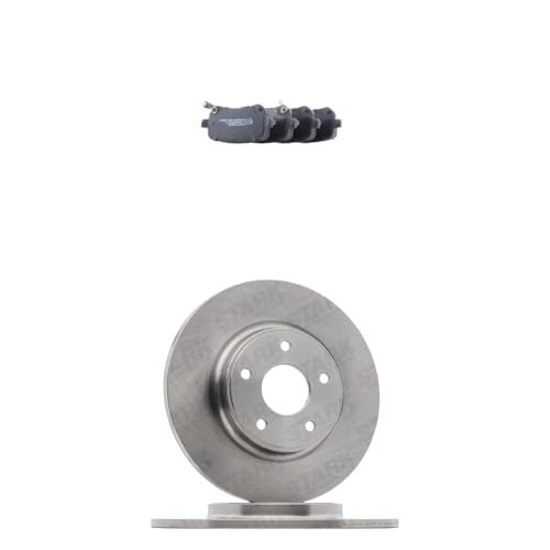 STARK Bremsen Set Hinten 328mm Bremsscheiben und Beläge Komplett Kompatibel mit