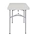 Office Star Resin Multipurpose Rectangle Folding Table for Indoor or Outdoor Use, 4 Feet x 2 Feet