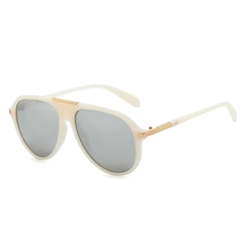 Lunettes de soleil rétro homme femme verres dégradés miroir UV400 extérieur