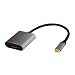 Produktbild LogiLink CUA0102 - USB 3.2 Gen 1-DisplayPort Adapterkabel 4K/60 Hz, Alu, schwarz/grau, 0,15 m