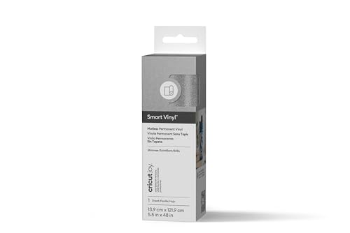 Cricut Smart Vinyl Permanent Joy 14x122cm 1 Sheet (Shimmer Silver)
