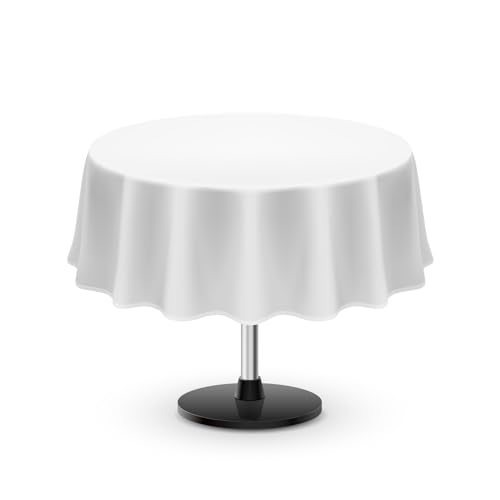 UBICON Cotton Blend Round Tablecloth, 70"