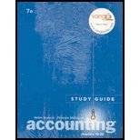 Paperback Accounting Chapters 12-25, 7th edition (STUDY GUIDE) Book