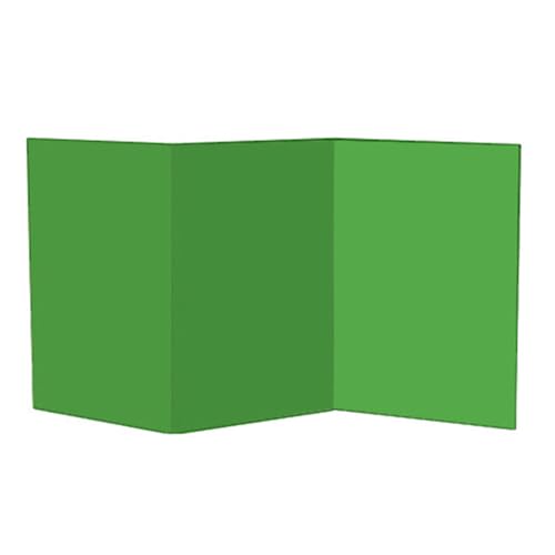 Fond pliable vert et blanc pour réussir vos vidéos YouTube à la maison