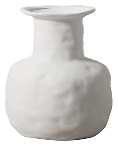 Vase céramique blanc style rétro RLKHXBS petit modèle de table