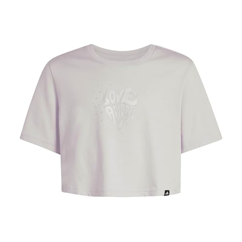 T-shirt court de sport adidas fille manches courtes respirant junior