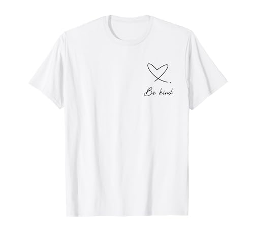 Be kind heart minimalista Maglietta