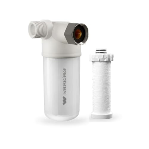 Image of WaterScience Washing Machine Filter for Hard Water, Sediments, and Limescale Removal | Hard Water Softener for Washing Machine with Hose Adapter (for Indoor Machines Only) | 1Y Warranty | Washing Machine Filter