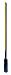 Nupla 72025 Clean Out Shovel with Heavy-Duty Boxed Step Blade and Handle, 48" Handle Length, 4" Width