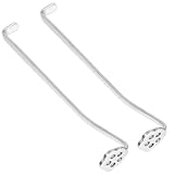 Veemoon Manuelle Edelstahl Zitronenpresse 2 Stück mit Rührstäbchen für Küche und Obstläden Vielseitig für Kiwi und Mangosaft Geeignet Wiederverwendbar