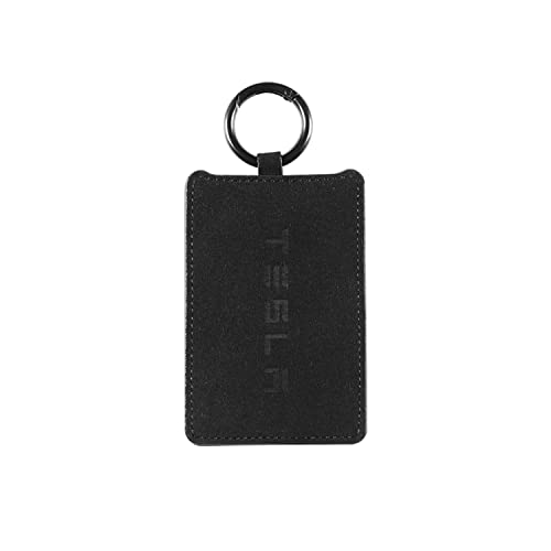 BMZX Model 3 Titulaire de la Voiture clé Titulaire de la Couverture de la Couverture de Porte-clés fob Affaire chaîne Porte-clés pour Tesla(Noir) Cover