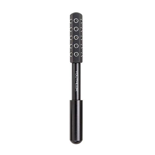 YOUTHLUX Radiance Roller – Germanium Stone Facial Massage Tool for Lifting, Sculpting, De-Puffing, Glow Boost, Energizing & Cooling Effect (Black)
