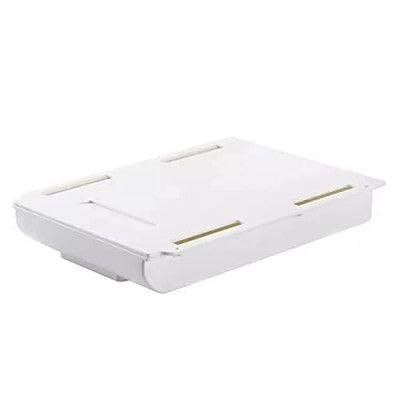 Avenn Under Desk Drawer Storage Box White ABS 22x15.5x3.5cm | Self-Adhesive Mount, Dust-Proof Drawer, Screw or Glue Install, Smooth Slide Design, Desk Organiser-image-35