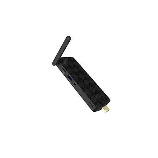 Fanless Axon Mini PC Stick, Intel Apollo Lake Series 34 Processor Windows 10 Pro 4 GB RAM + 64 GB eMMC Support 4K HD, 2.4/5G WiFi, BT 4.0