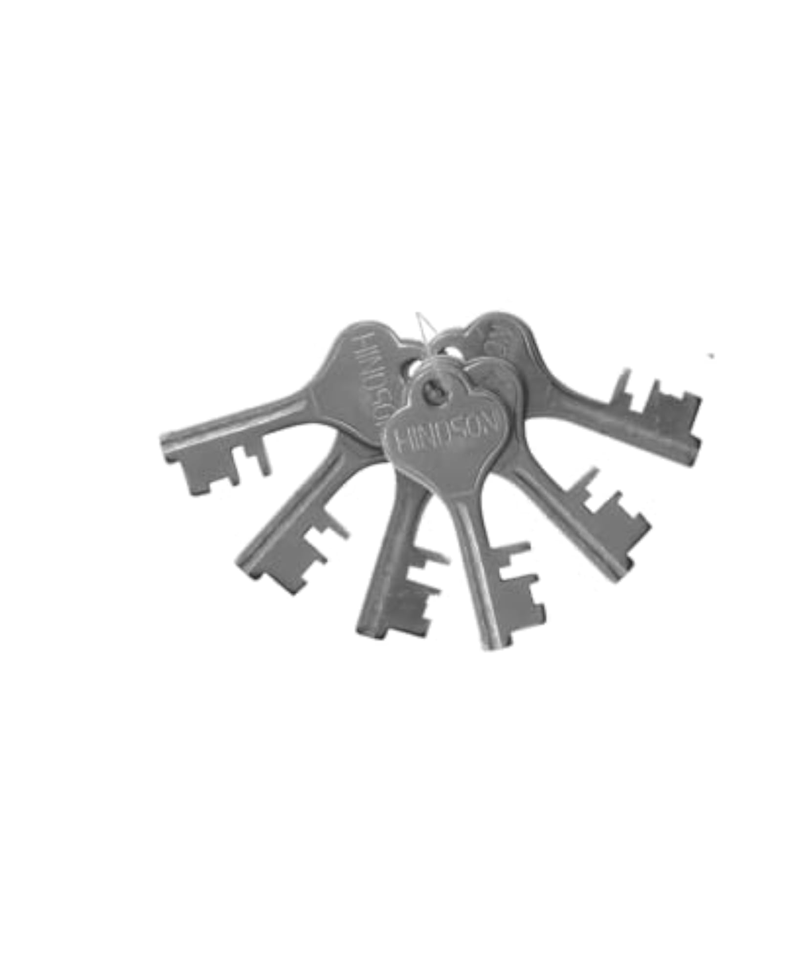 Round 65 Gold Locks with 6 Keys, Pack of 4