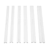 TEHAUX 6 Pièces Règle Acrylique pour Colle à Glissière Outil de Positionnement Précis...