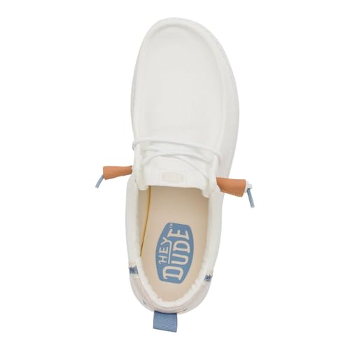 HEYDUDE Men's Wally Craft Linen Slip-On Loafers | Lightweight Comfortable Shoes | Travel Ready Casual Walking Sneakers3