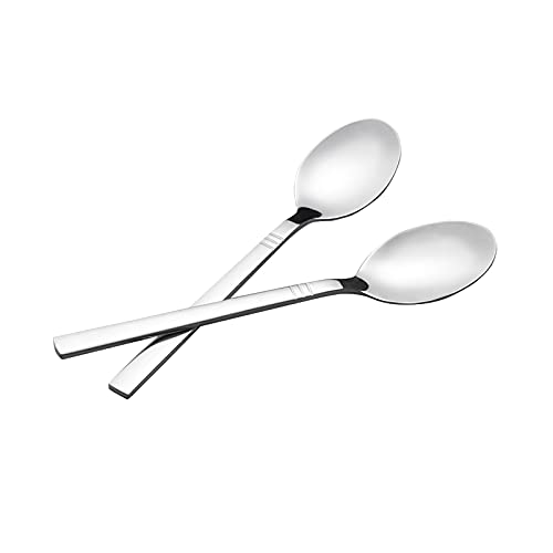 Uumitty 12-teiliges Edelstahl-Teelöffel, Demitasse Espresso Dessert Löffel-Set Cover