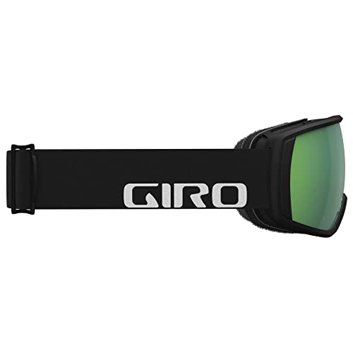 Giro Balance Ski Goggles - Snowboard Goggles For Men & Youth - Black Wordmark Strap With Vivid Emerald Lens #TOP3