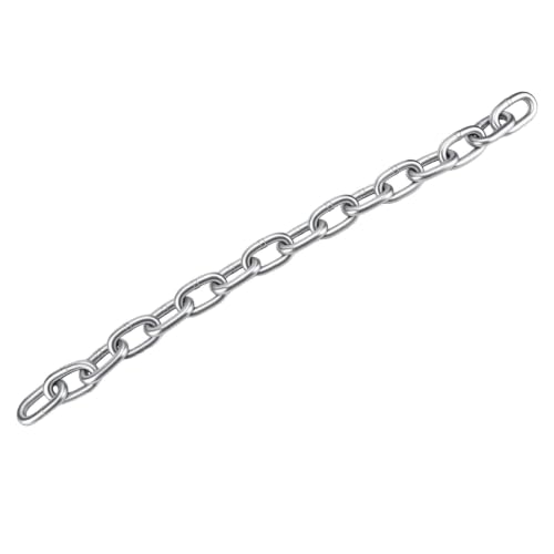 Cadena anti rotura de enganche de remolque con eslabon de 13 mm de acero resistente