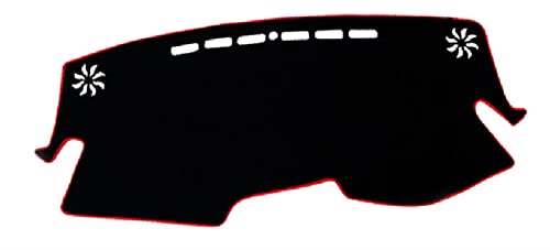 Tapis Tableau de Bord Toyota C-HR Élimine Reflets Pare-Brise RHD Rouge