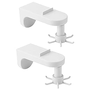 Unspecific 360 graden draaibaar, keukengerei houder met 6 haken, zonder boren, zelfklevend, multifunctioneel…