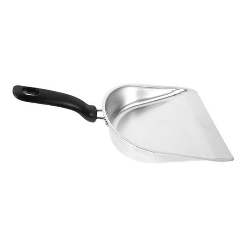 Garneck Edelstahl Kehrschaufel mit Ergonomischem Griff