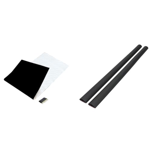 【セット買い】Amazon.co.jp限定 エーモン(amon) 静音計画 ロードノイズ低減マット リア用 車用フロアマット デッドニング 約480×1300mm 厚さ約3mm 1枚 4815 黒 + Amazon.co.jp限定 エーモン(amon) 静