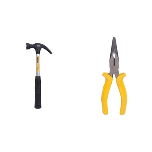 STANLEY 51-152 Claw Hammer with Steel Shaft for Masonry, Woodwork, Fittings for Home, DIY, Mechanic,