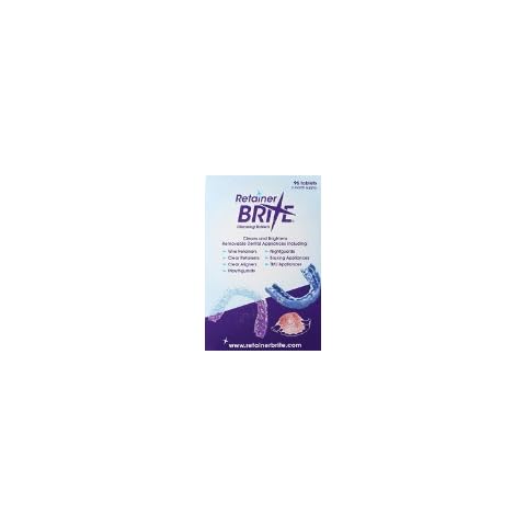 2x Retainer Brite Cleaning Tablets - 96 Tablet Pack - 3 Months Supply Cover