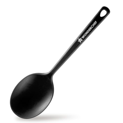 Image of Waterstone Silicon Spoon | Stainless Steel Core | Food Grade Silicone | Ideal Depth | Use for Cooking and Serving Gravies, Dals, etc. | Non-Stick, Flexible, Heat Resistant, Stylish Design