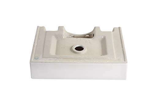 Elanti Collection Ec1601 Elanti 1601 Porcelain Rectangular Wall-Mounted Compact Sink, (18 X 12.1 X 4 Inches) #TOP3