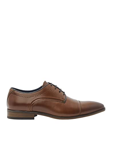 San Marina - Derby Cuir SIMEO Homme Marron Clair P40 Cover