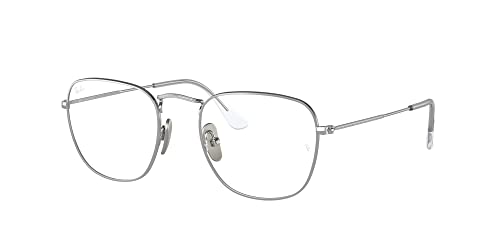 Image of Ray-Ban mens Rx8157v Frank Titanium Square Prescription Eyewear Frames