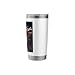 French Bulldog Drinking Iced Coffee Meme Funny Animal Stainless Steel Insulated Tumbler