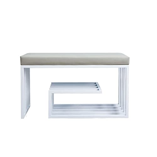 Tabouret à langer et rangement de chaussures pour une entrée ordonnée - 2