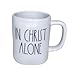 Rae Dunn In Christ alone ceramic coffee, tea, soup mug. 2021 limited Edition.
