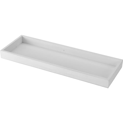 Home & Styling Bandeja decorativa de madera, 14 x 40 cm