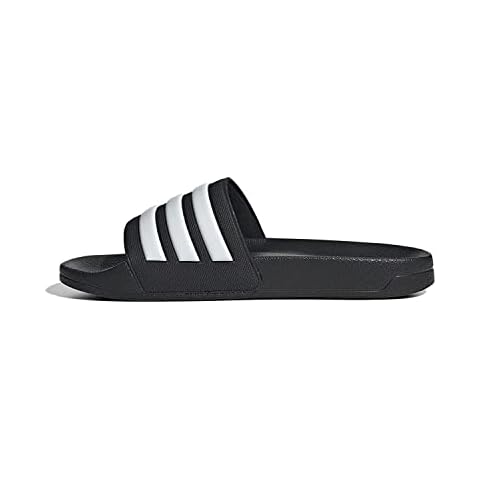 adidas Herren Adilette Shower Slide Sandal, Schwarz, 44.5 EU Cover