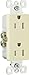Pass & Seymour Receptacle Tamper Res 15 Amp 125 V Ivory Bx