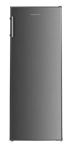 Cookology CTFR240IX Tall Freestanding Larder Fridge 240 Litre, 143cm High and 55cm Wide with 5 Adjustable Shelves and Reversible Door - In Inox