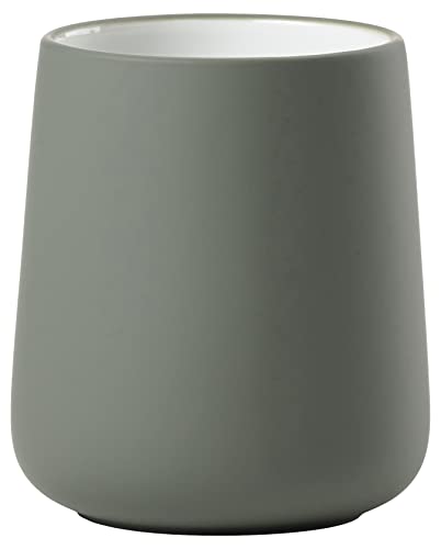 Gobelet brosse à dents Zone Denmark Nova design olive 8 cm