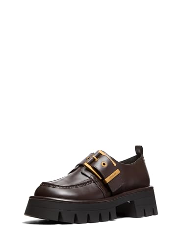 Michael Kors Women's Colby Loafer, Chocolate, 6