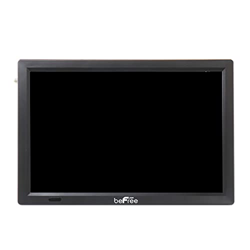 Image of beFree Sound Portable Rechargeable 14 Inch LED TV with HDMI, SD /MMC, USB, VGA, AV in /Out and Built-in Digital Tuner in Black